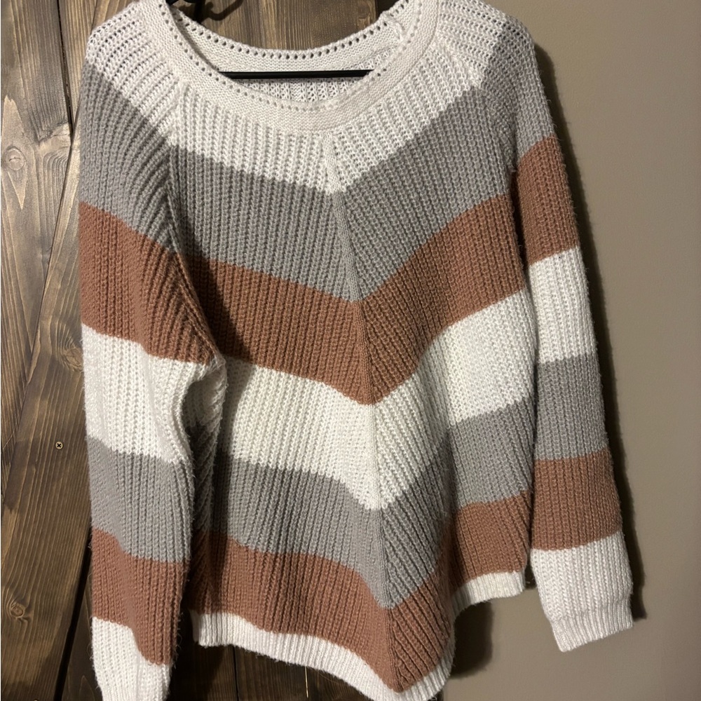 SHEIN Multicolor Striped Sweater